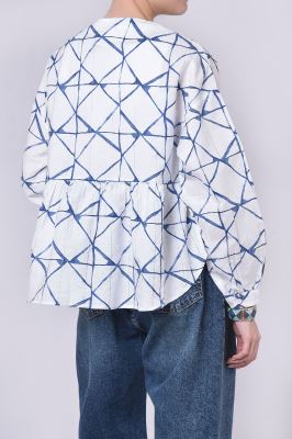 شومیز آستین بلند طرحدار