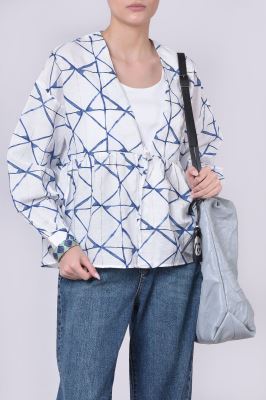 شومیز آستین بلند طرحدار