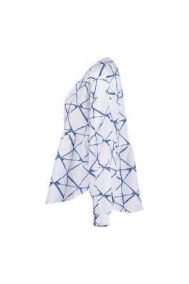 شومیز آستین بلند طرحدار