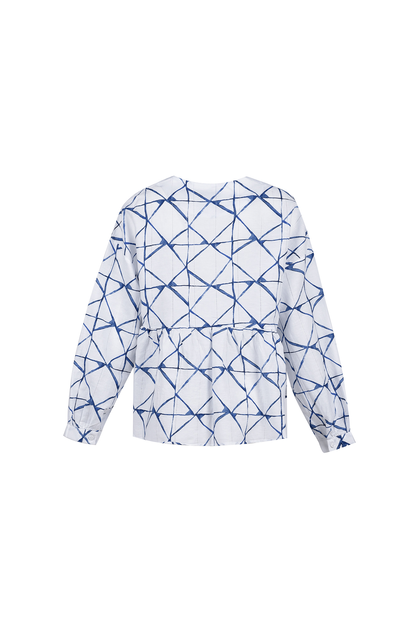 شومیز آستین بلند طرحدار