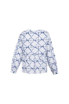 شومیز آستین بلند طرحدار