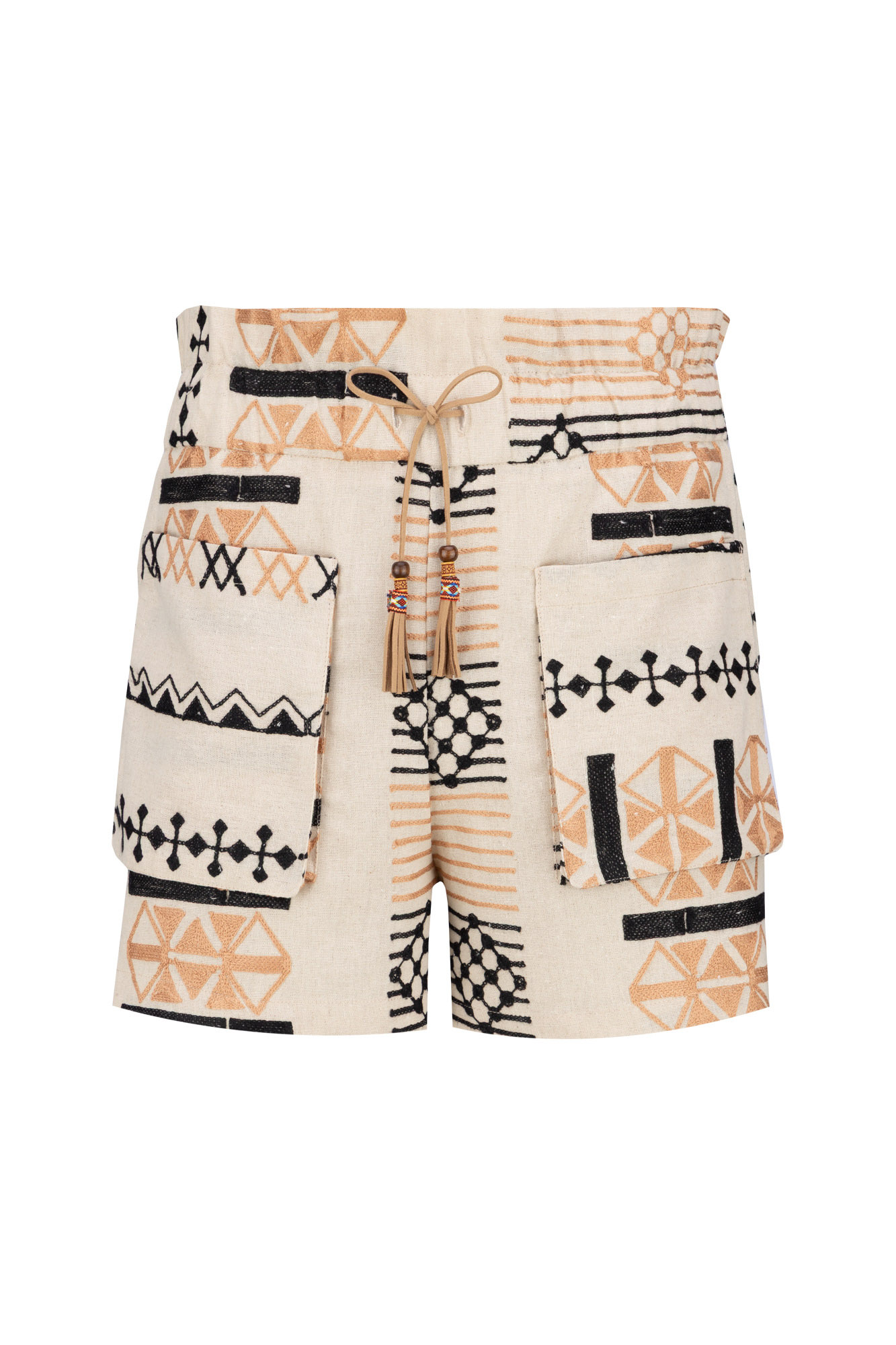 شلوارک پارچه ای لینن