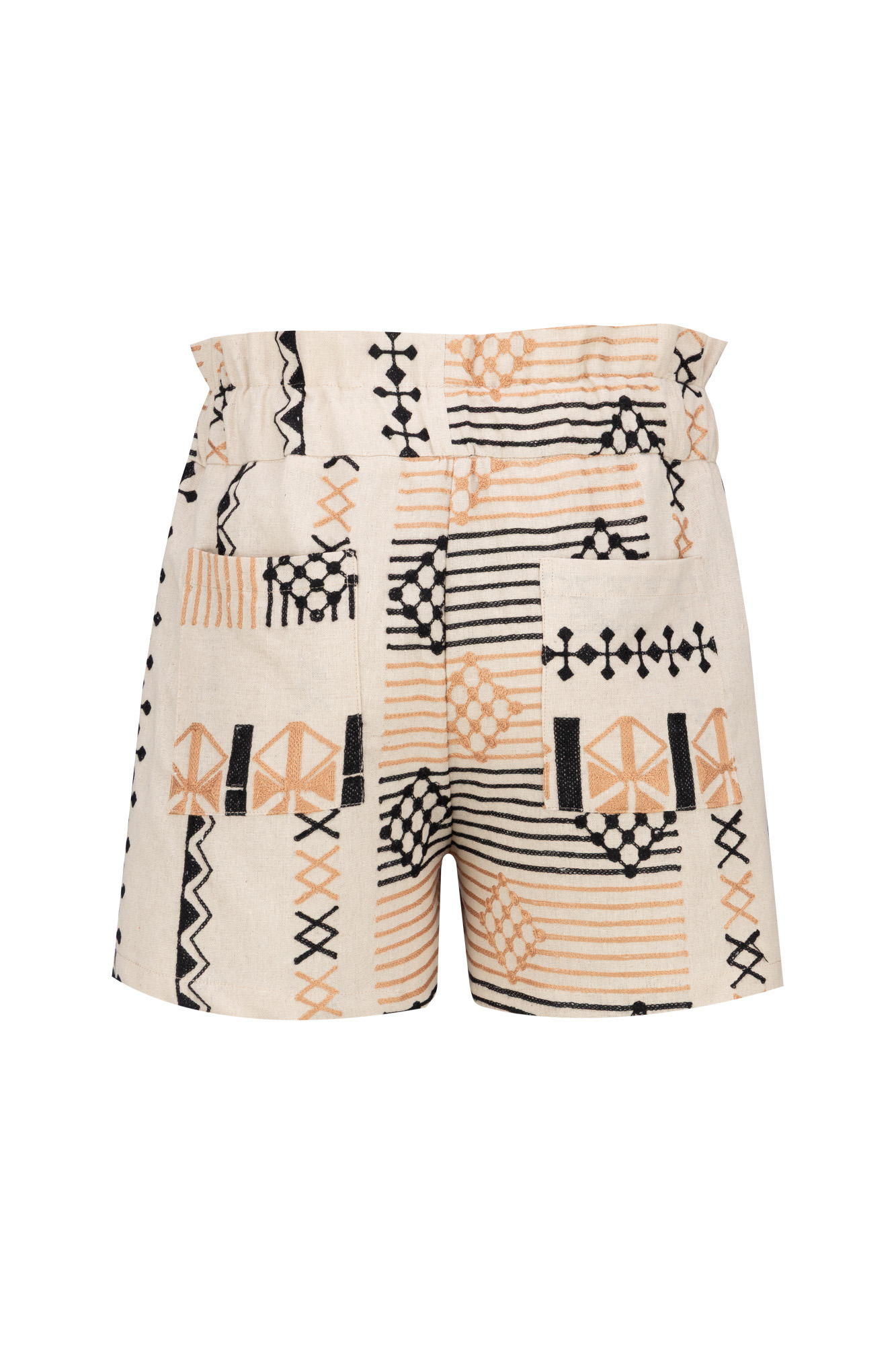 شلوارک پارچه ای لینن