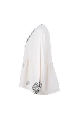 بلوز آستین بلند چاپی