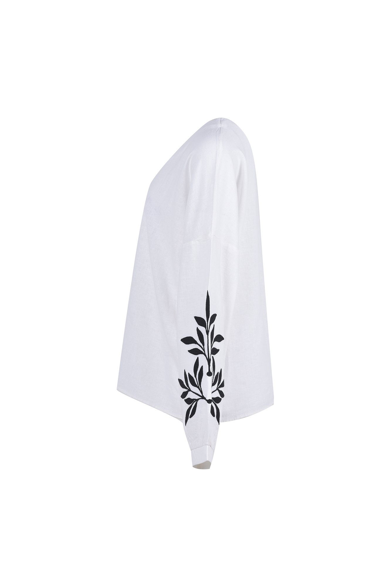 بلوز آستین بلند گلدوزی