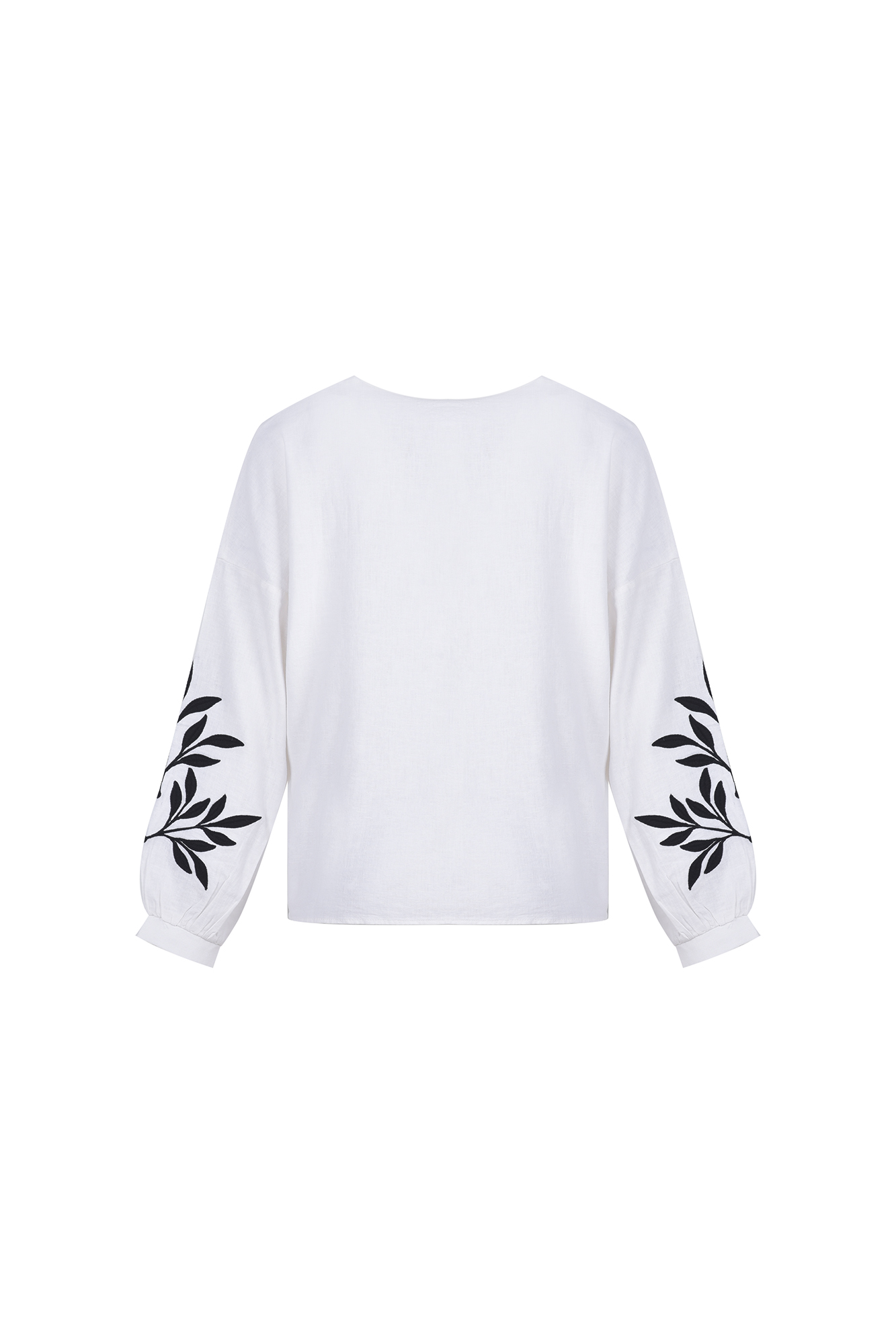 بلوز آستین بلند گلدوزی