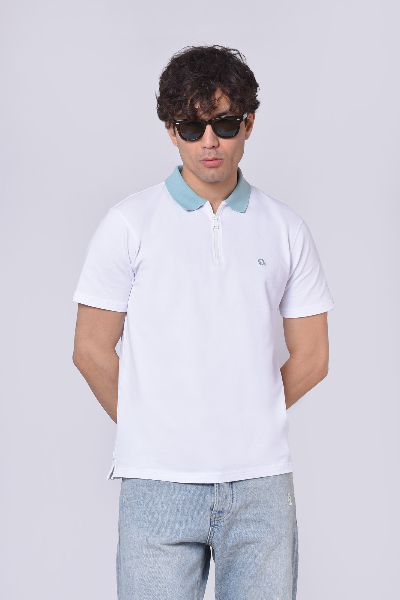 پولوشرت آستین کوتاه ساده