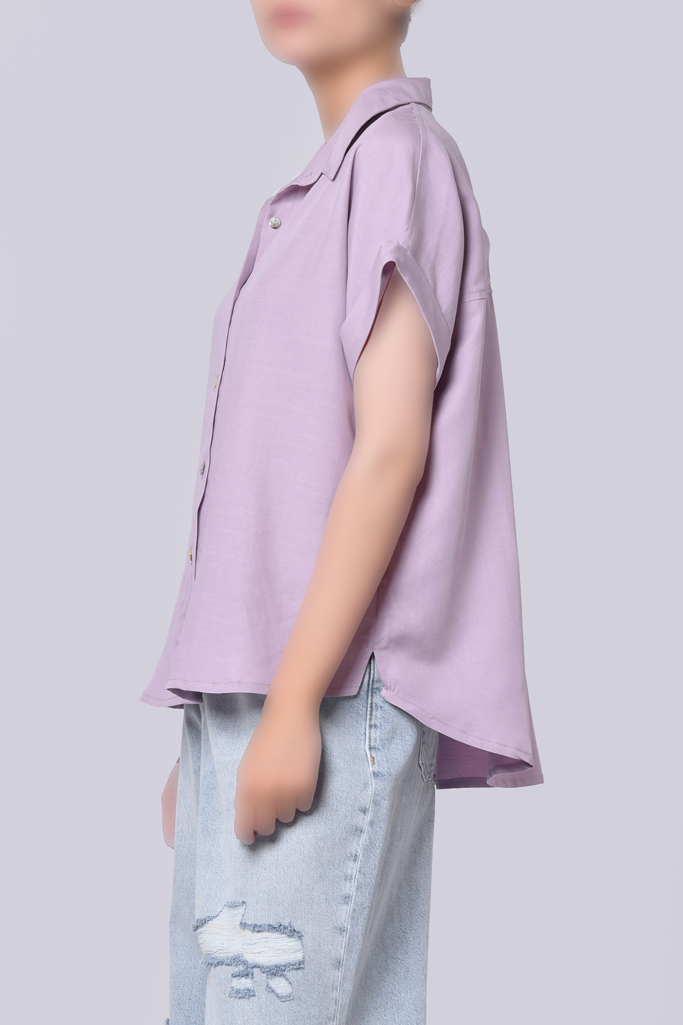 شومیز آستین کوتاه ساده