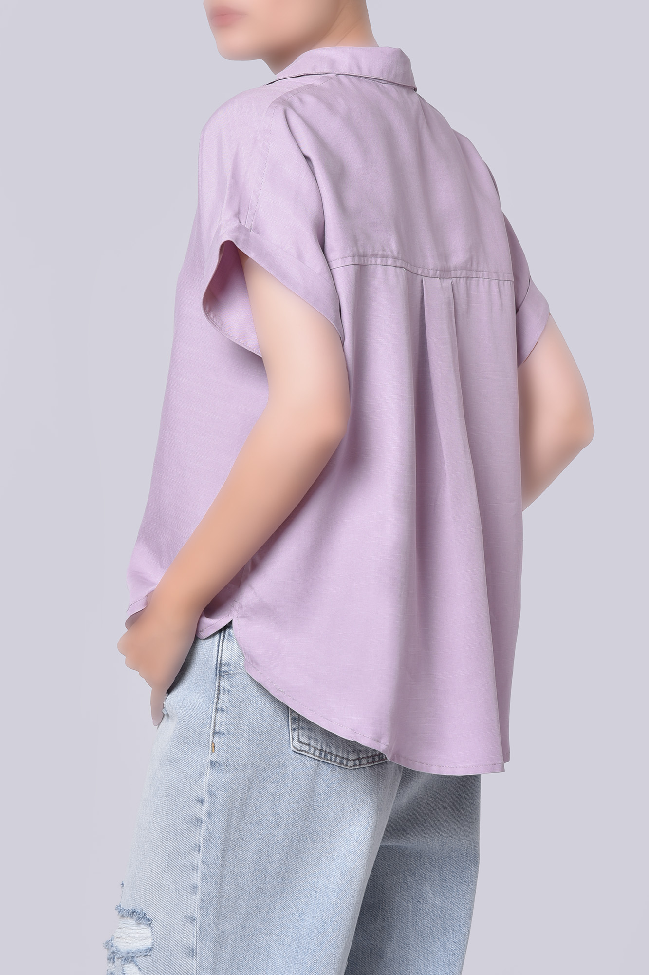 شومیز آستین کوتاه ساده