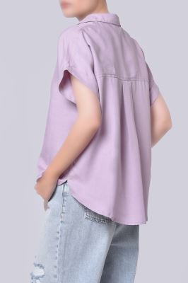 شومیز آستین کوتاه ساده