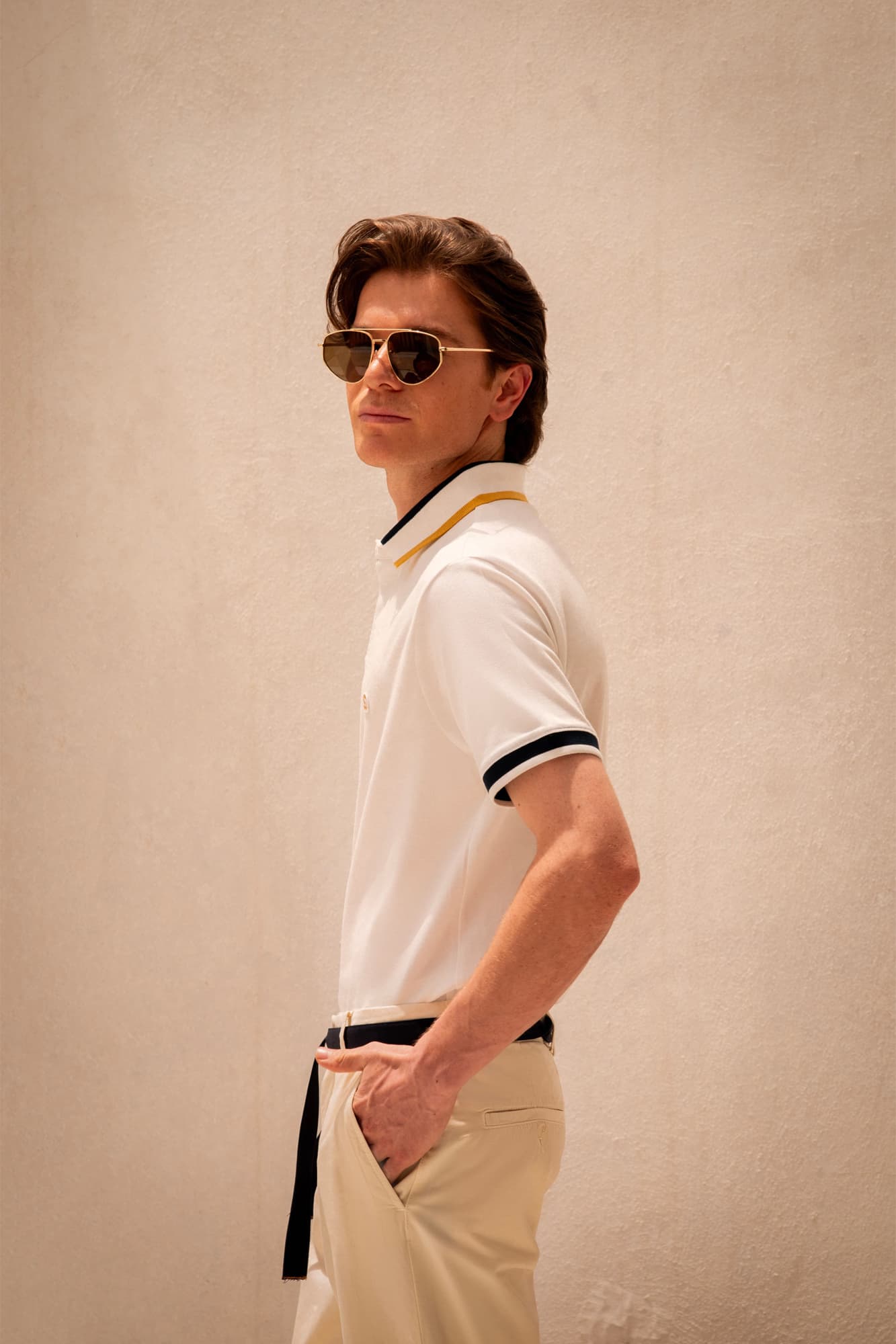 پولوشرت آستین کوتاه ساده