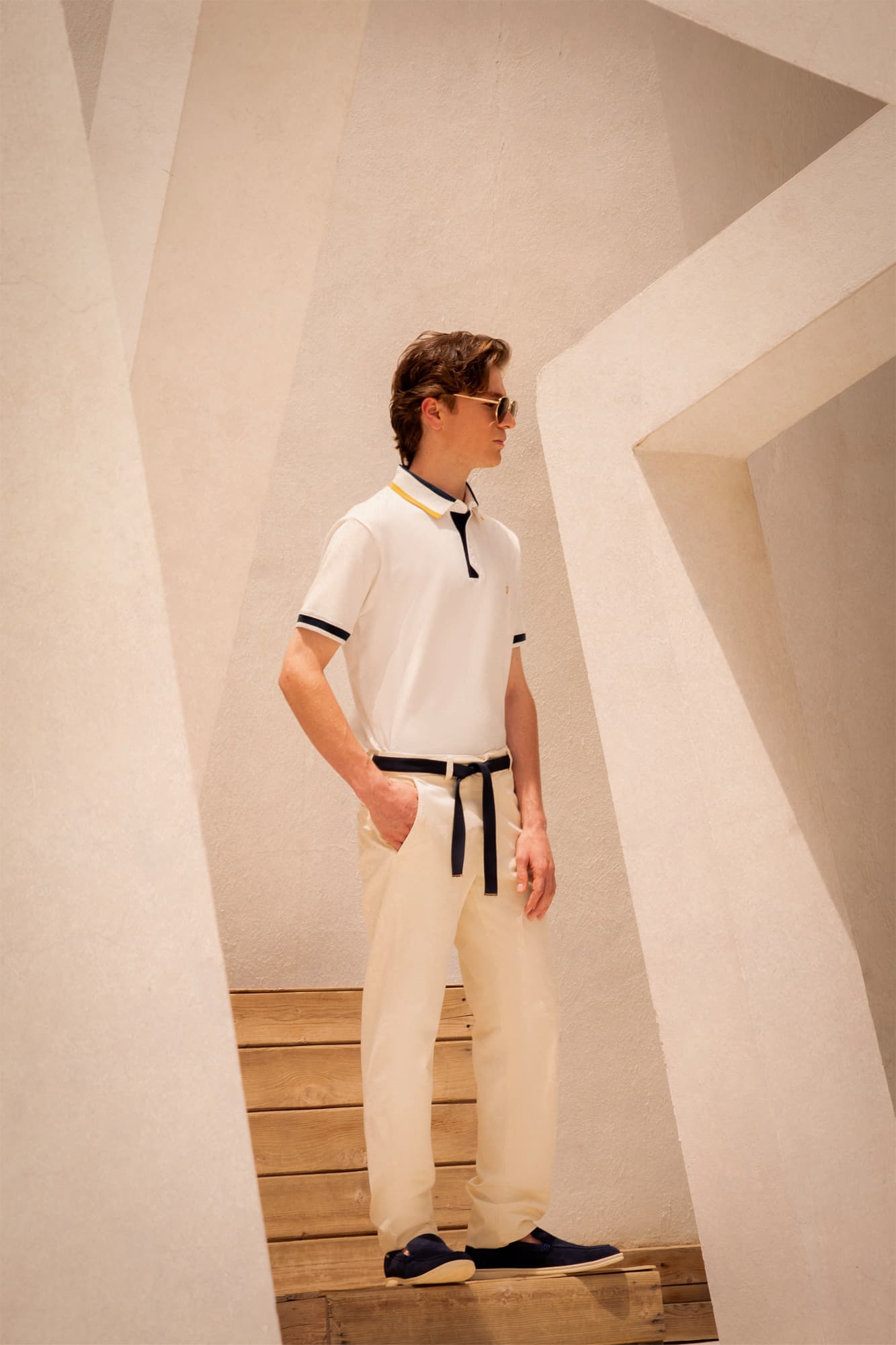 پولوشرت آستین کوتاه ساده