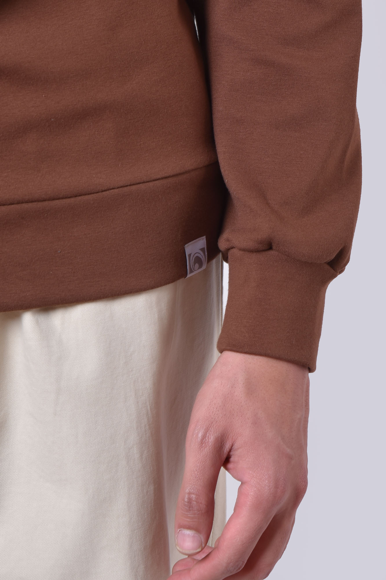 تیشرت آستین بلند یقه اسکی ساده