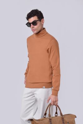 تیشرت آستین بلند یقه اسکی ساده