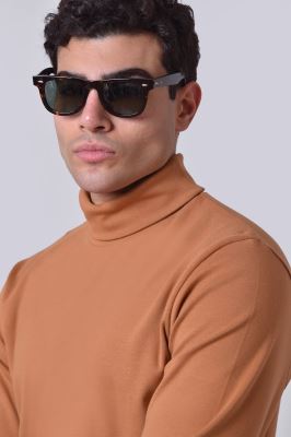 تیشرت آستین بلند یقه اسکی ساده