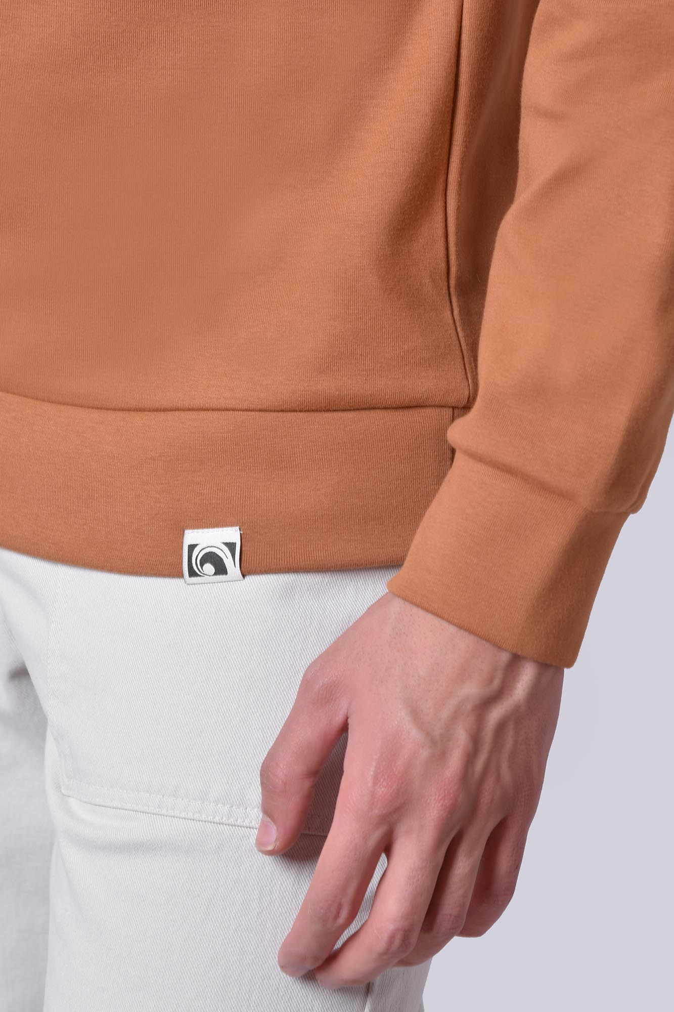 تیشرت آستین بلند یقه اسکی ساده