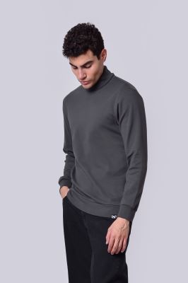 تیشرت آستین بلند یقه اسکی ساده