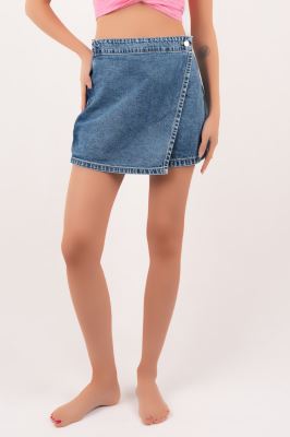 شلوارک جین ساده