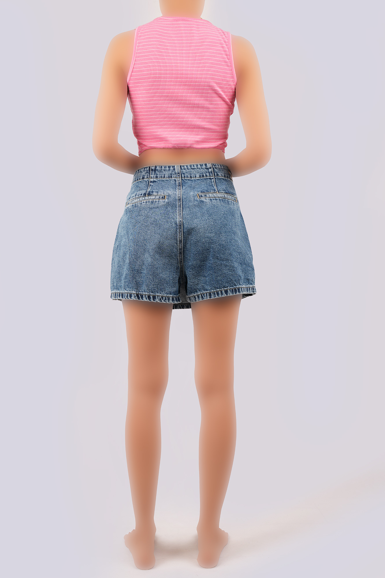 شلوارک جین ساده