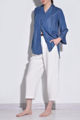 مانتو جین گلدوزی