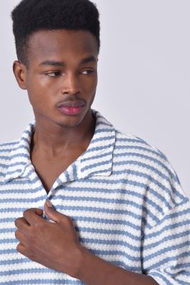 پولوشرت آستین کوتاه راه راه