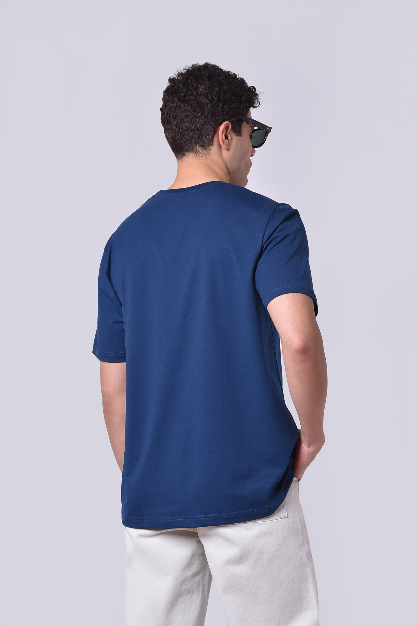 تیشرت آستین کوتاه یقه گرد بیسیک