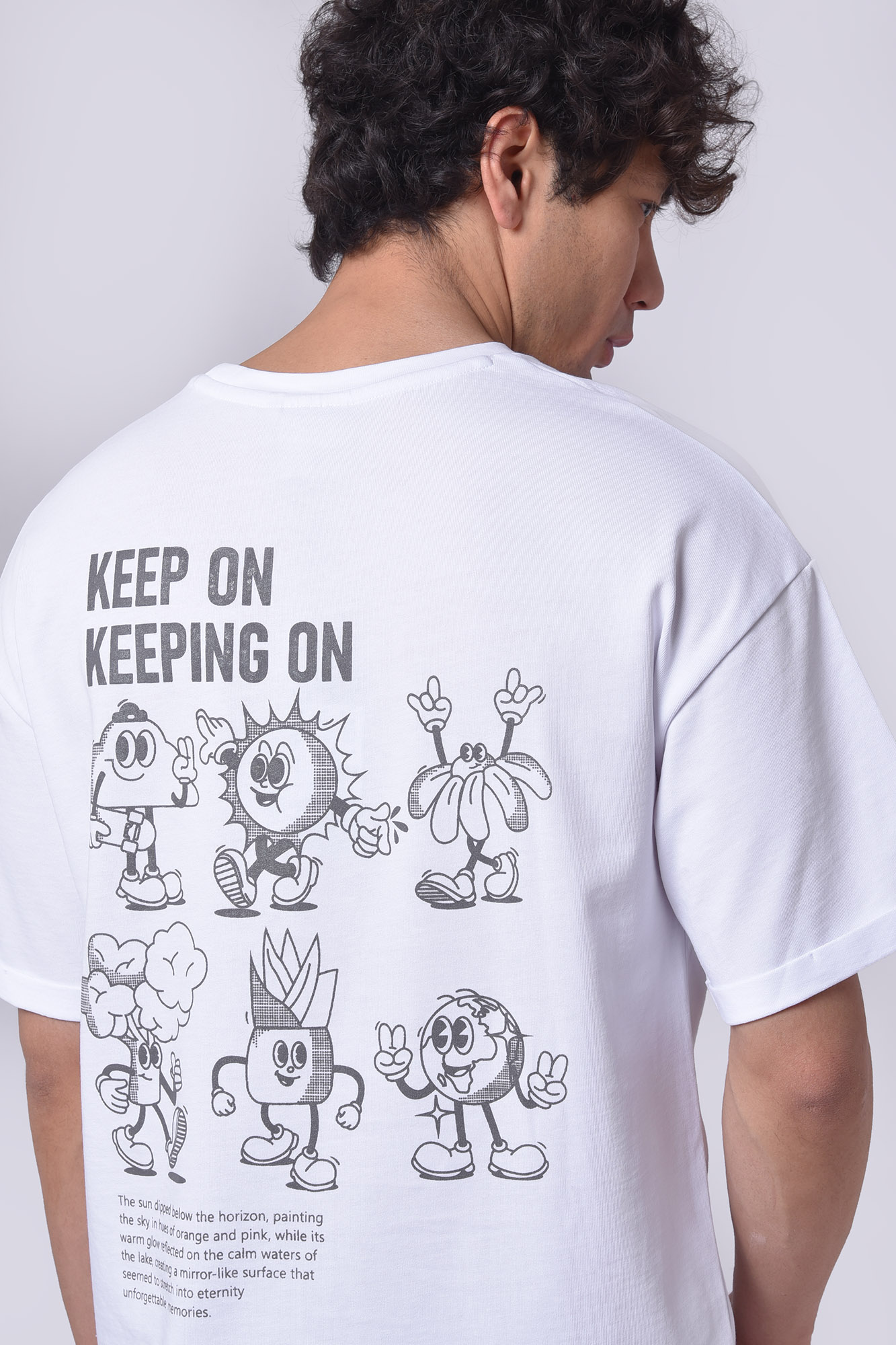 تیشرت آستین کوتاه چاپی