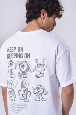 تیشرت آستین کوتاه چاپی