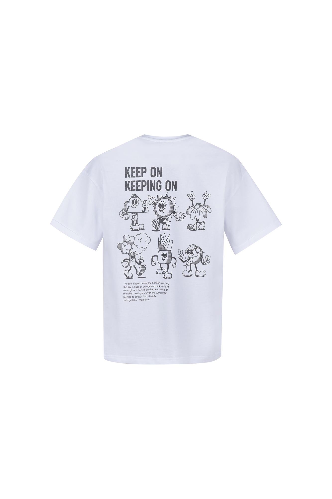 تیشرت آستین کوتاه چاپی