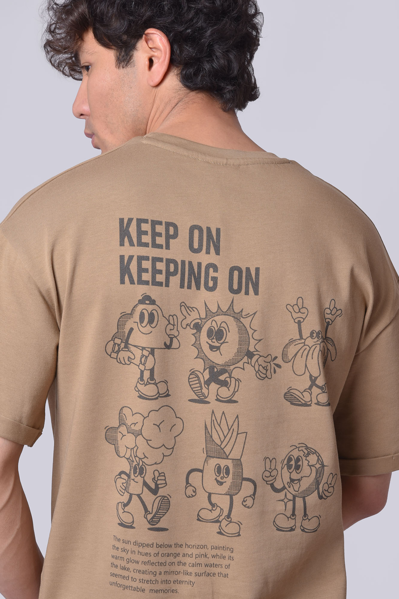 تیشرت آستین کوتاه چاپی