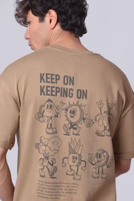 تیشرت آستین کوتاه چاپی