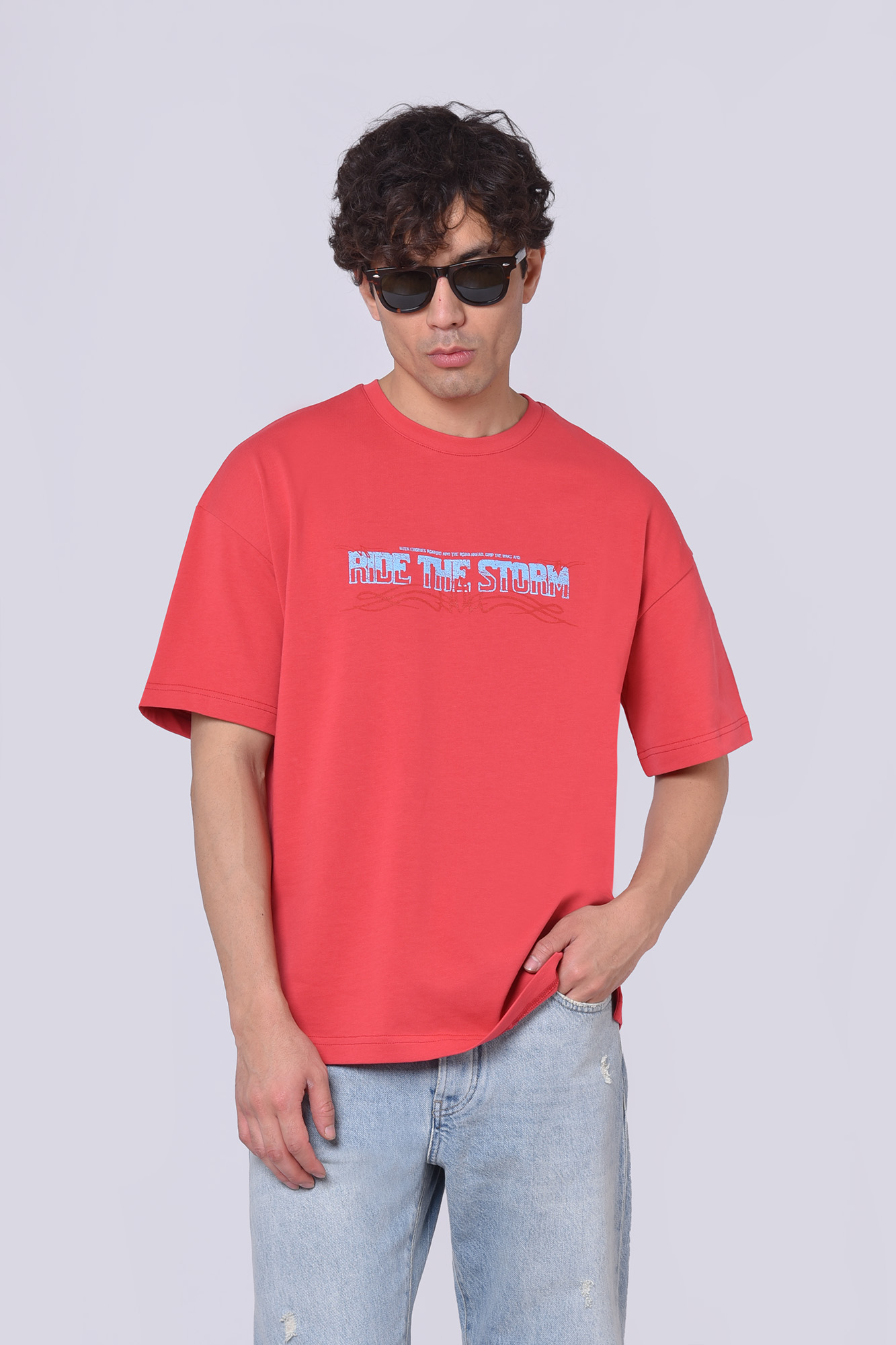 تیشرت آستین کوتاه چاپی