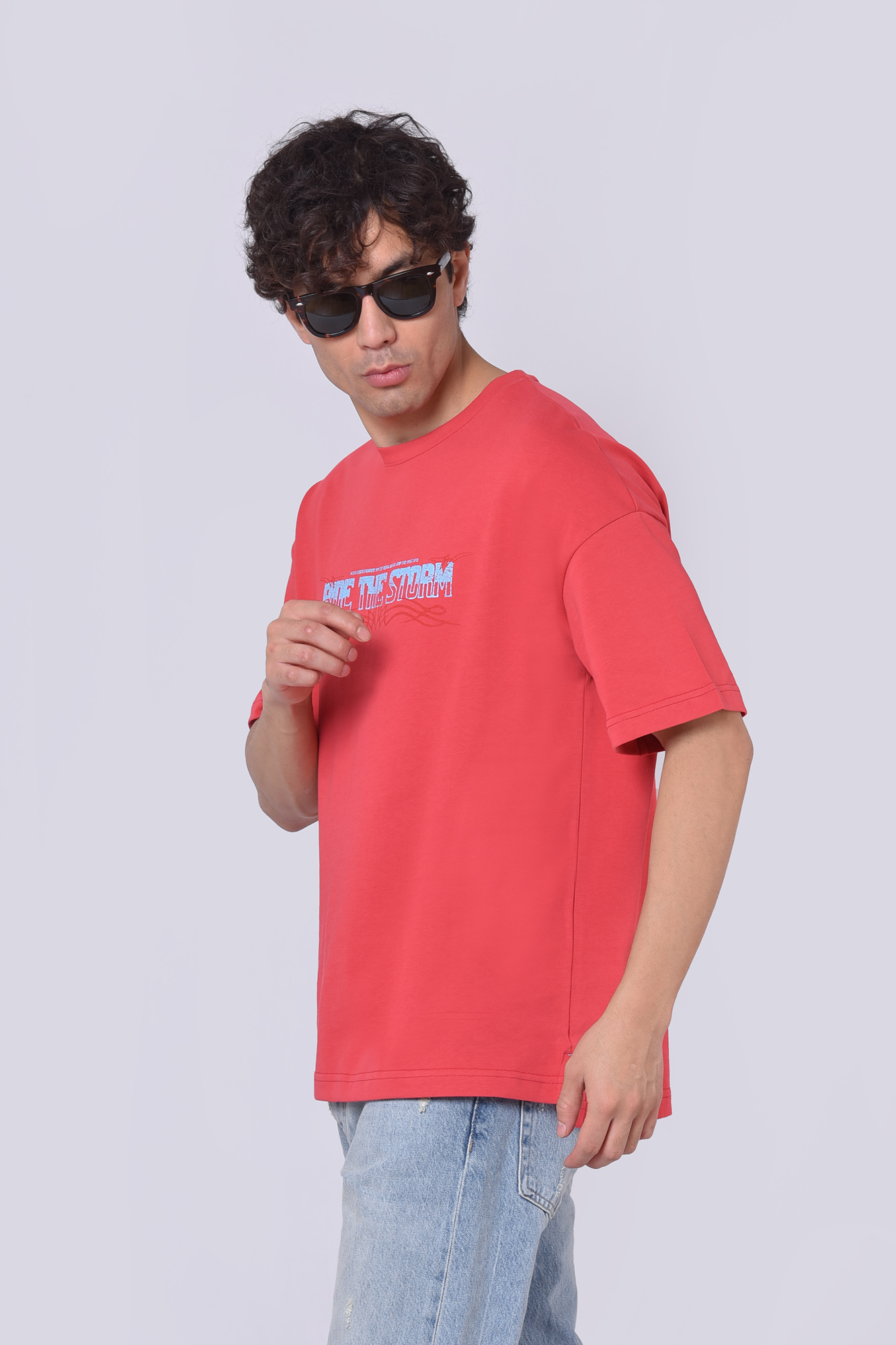 تیشرت آستین کوتاه چاپی