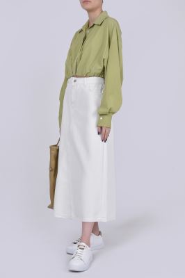 دامن بلند جین