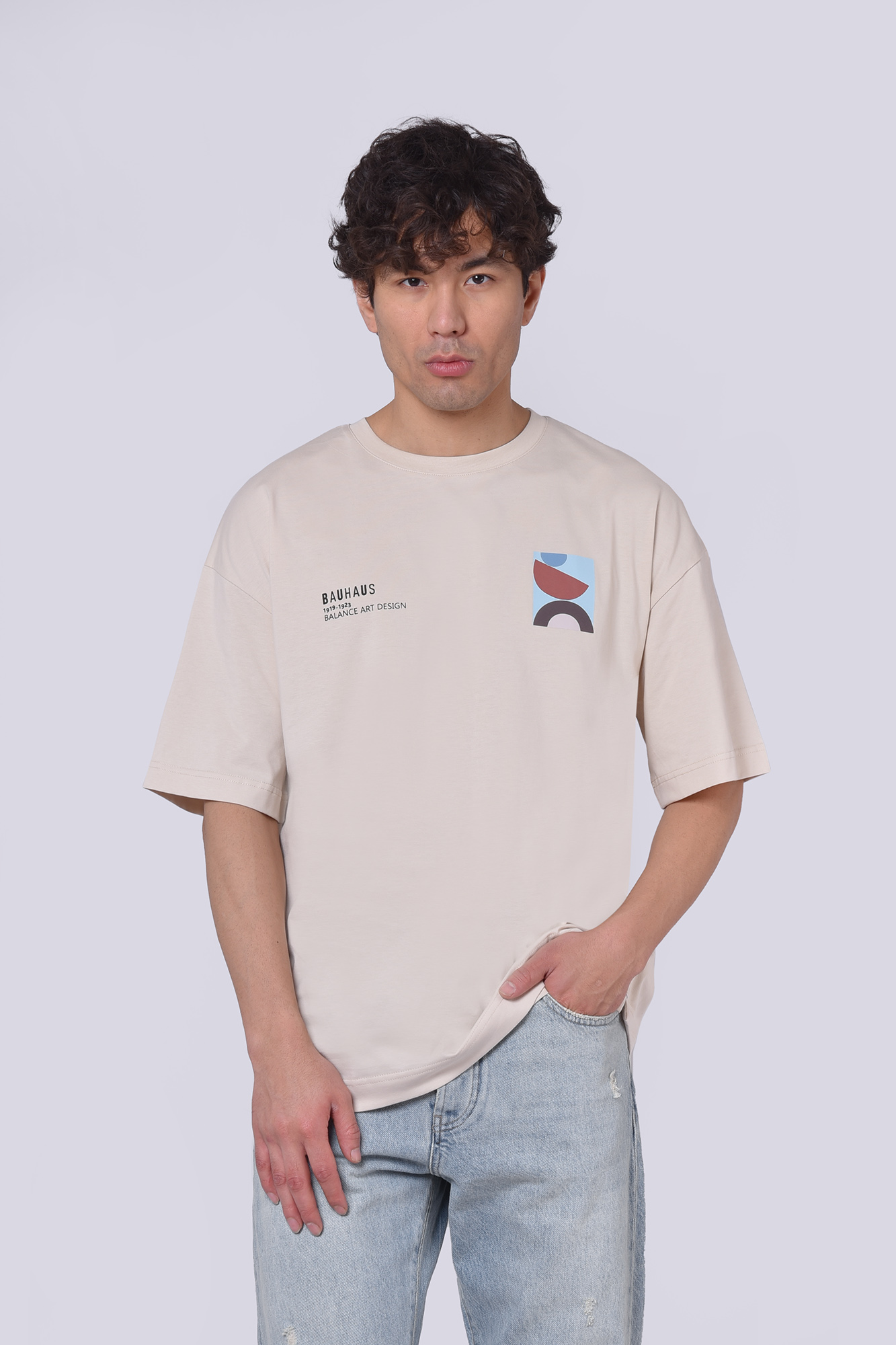 تیشرت آستین کوتاه چاپی