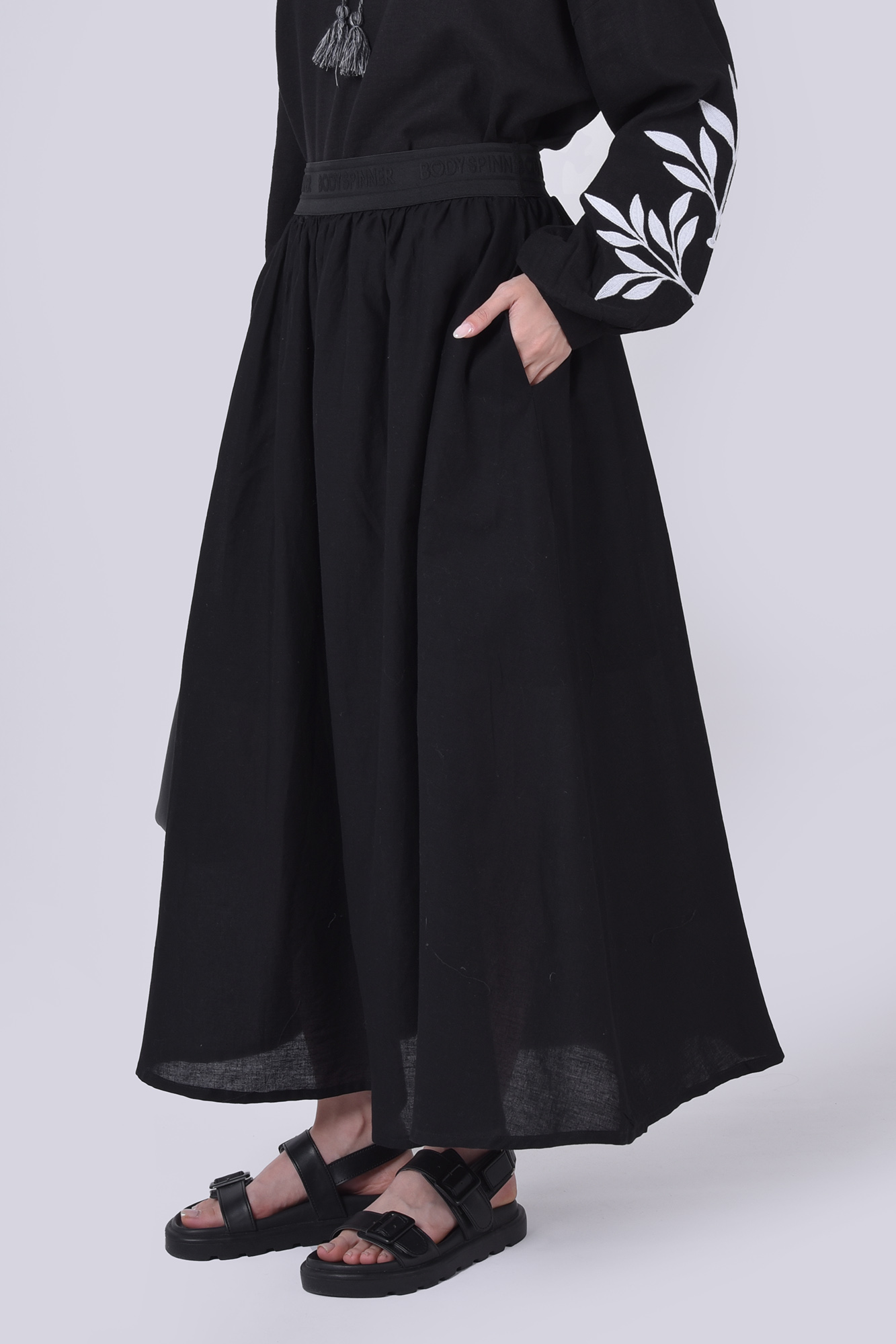 دامن بلند ساده