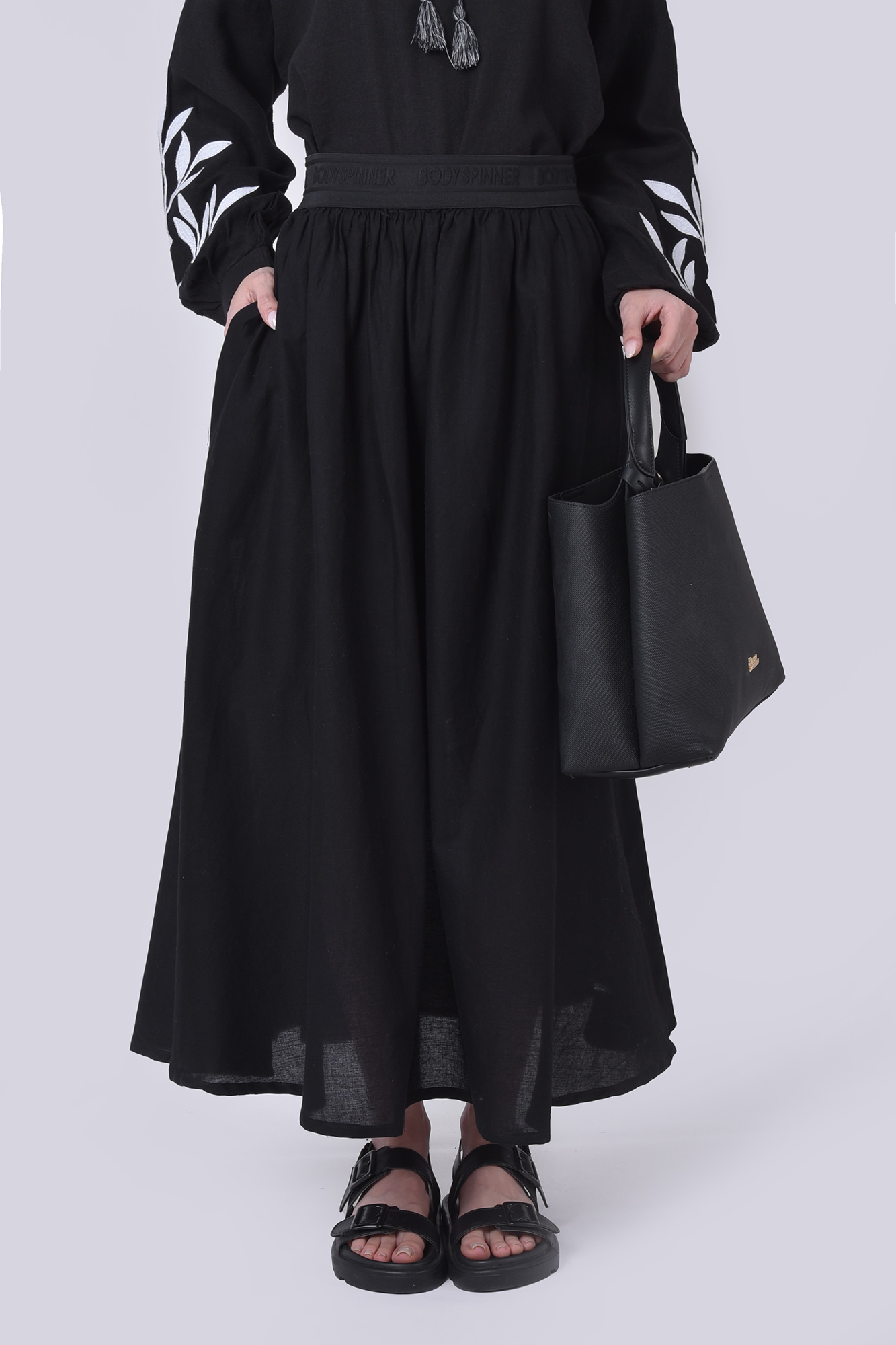 دامن بلند ساده