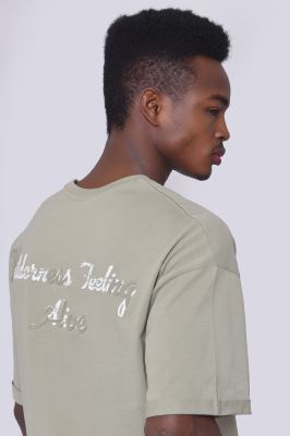 تیشرت آستین کوتاه چاپ و گلدوزی