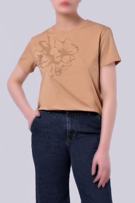 تیشرت آستین کوتاه گلدوزی