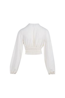 بلوز آستین بلند ساده