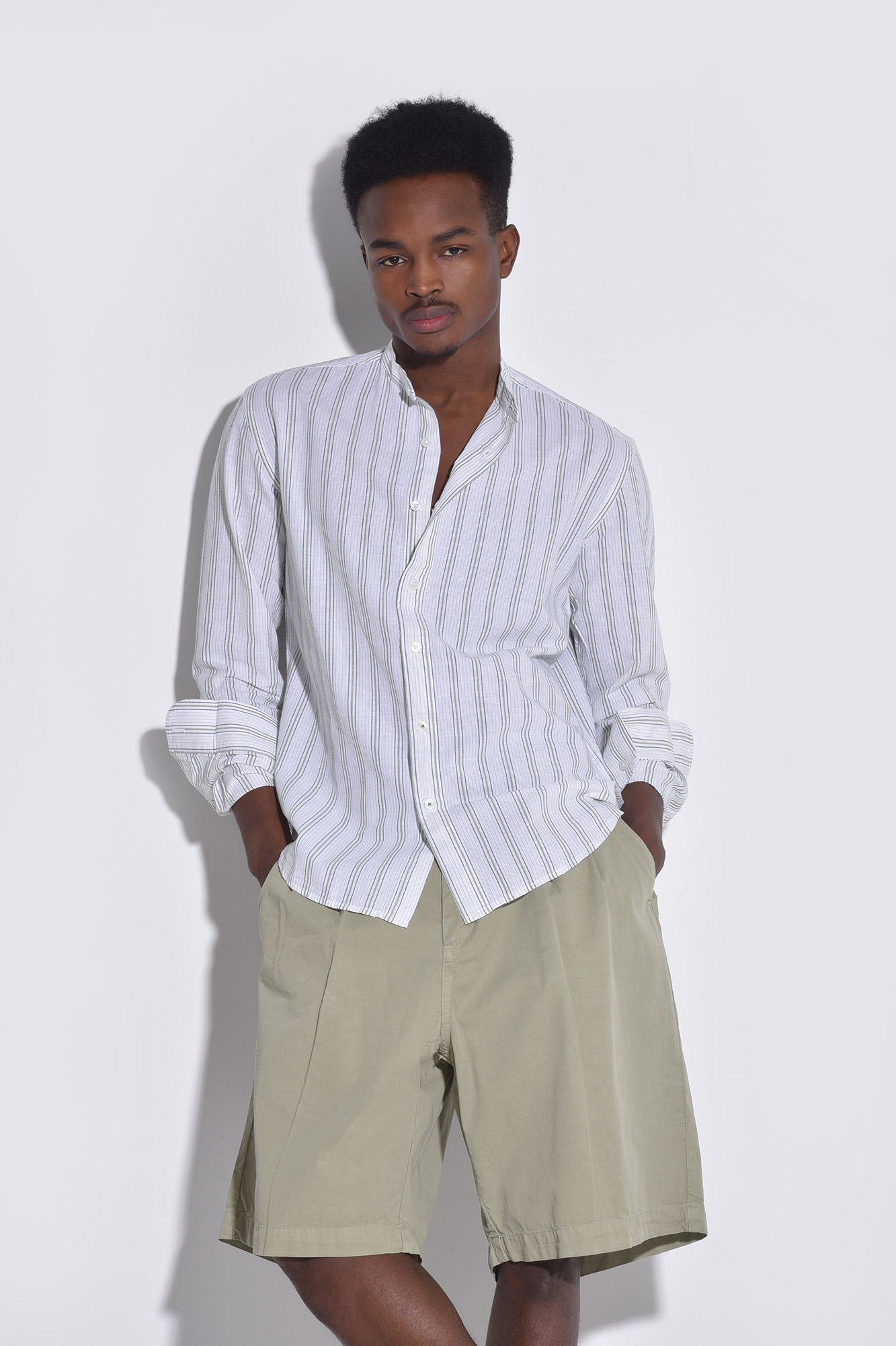 پیراهن آستین بلند لینن