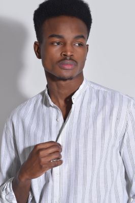 پیراهن آستین بلند لینن