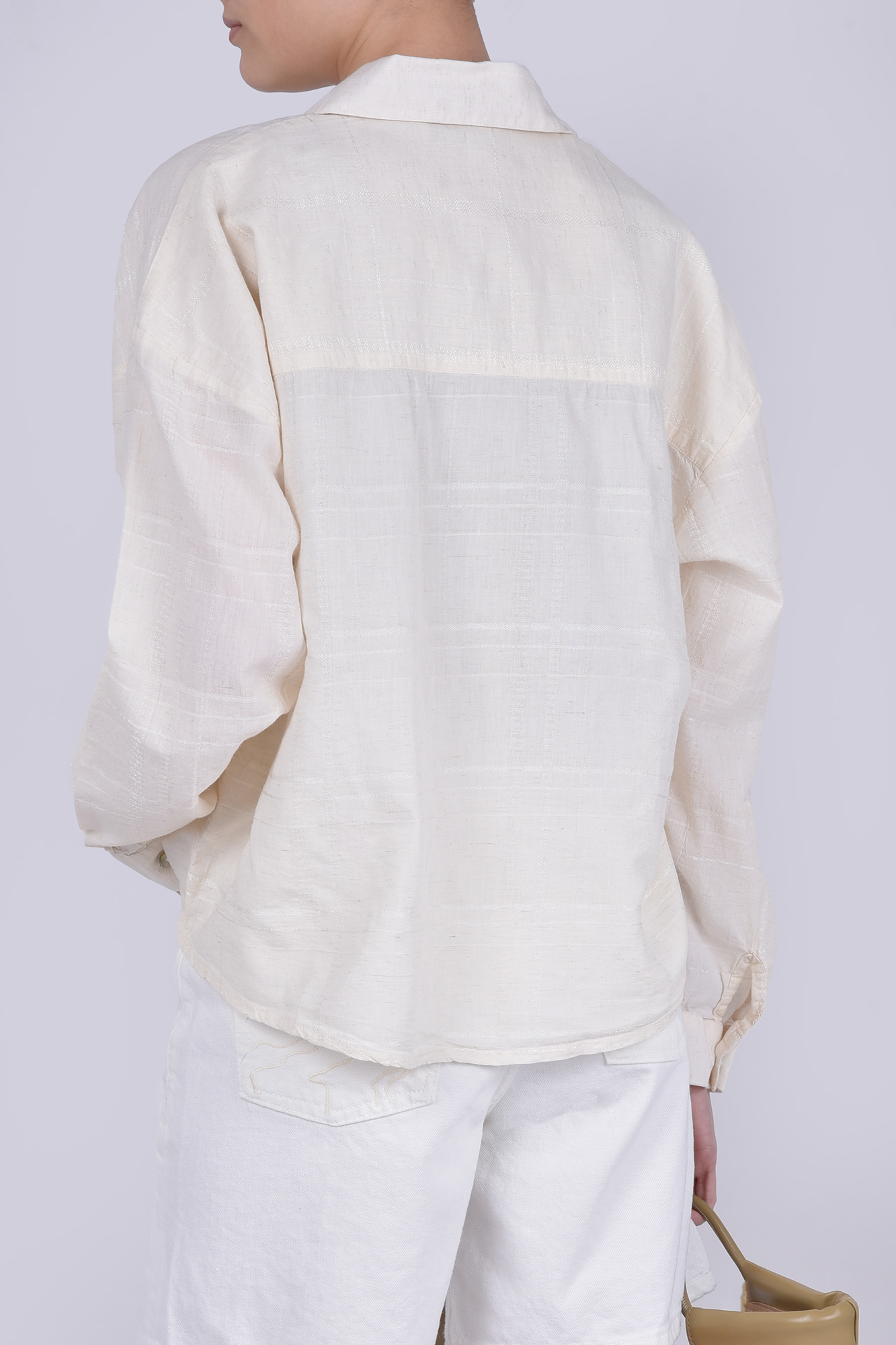 شومیز آستین بلند طرحدار (دو تکه)