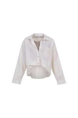 شومیز آستین بلند طرحدار (دو تکه)