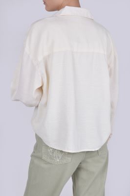 شومیز آستین بلند طرحدار (دو تکه)