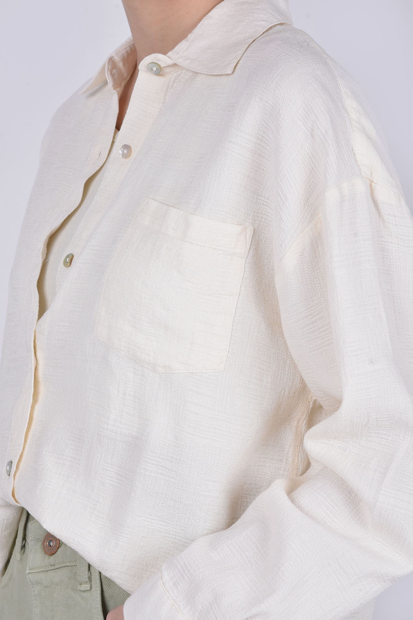 شومیز آستین بلند طرحدار (دو تکه)