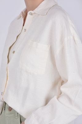 شومیز آستین بلند طرحدار (دو تکه)