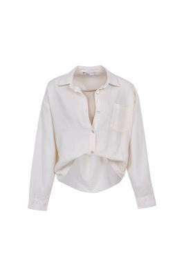 شومیز آستین بلند طرحدار (دو تکه)