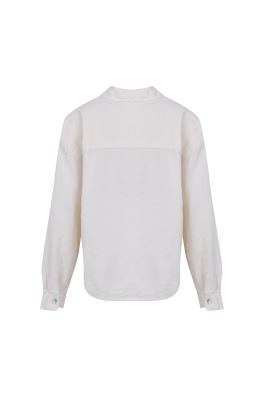 شومیز آستین بلند طرحدار (دو تکه)