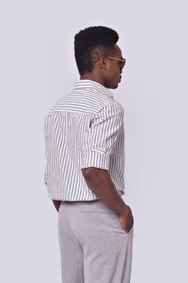 پیراهن آستین بلند لینن